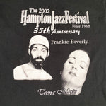 Vintage 2002 Hampton Jazz Fest Frankie Beverly Teena T-Shirt