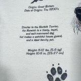 Vintage 90’s Norwich Terrier Great Britain Dog Graphic T-Shirt
