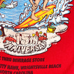 Vintage 1992 Brew Thru NC Surf T-Shirt