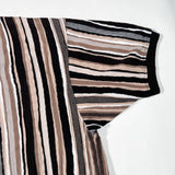 Vintage 90’s Cotton Traders Striped Textured Polo Shirt
