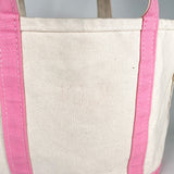 Vintage Y2K LL Bean Pink Straps Boat and Tote Bag