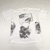 Vintage 1990 MC Escher All Over Print T-Shirt