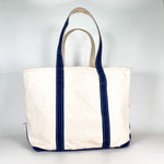 Vintage 90's LL Bean Navy Blue Straps Boat and Tote Bag