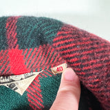 Vintage 60's Woolrich Red Green Plaid Wool Shirt Jacket