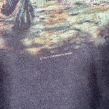 Vintage 90’s Earth’s Treasure Wolf Wrap Print T-Shirt