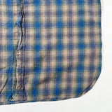 Vintage 90’s Unionbay Blue Plaid Textured Button Up Shirt