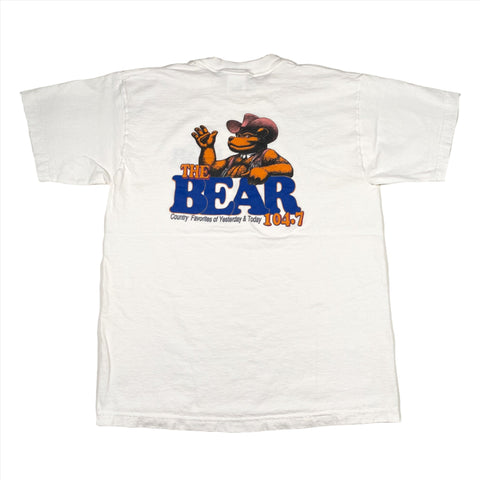 Vintage 90's The Bear 104.7 FM Country Radio T-Shirt