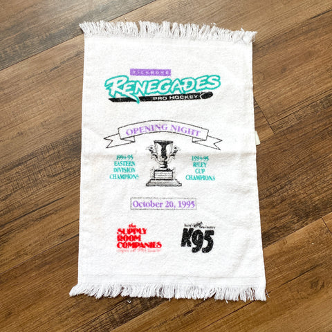 Vintage 90's Richmond Renegades Opening Night Golf Towel