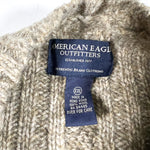 Vintage Y2K American Eagle Wool Fisherman Sweater