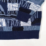 Vintage 80’s Abstract Pattern Knit Sweater