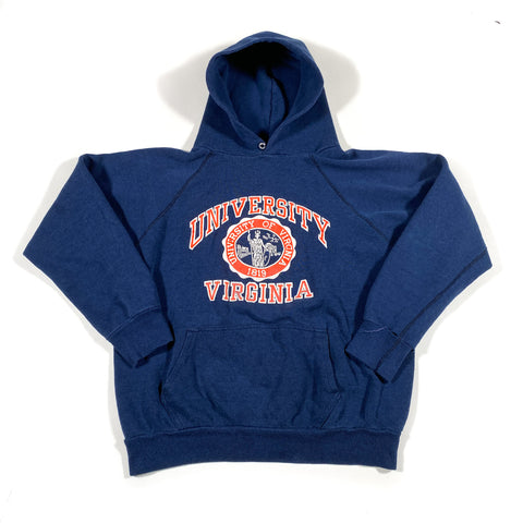 Vintage 80's University of Virginia Hoodie Sweatshirt