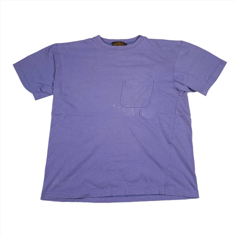 Vintage 90's Eddie Bauer Lilac Purple Plain Pocket T-Shirt