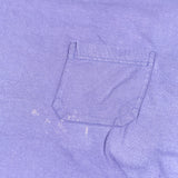 Vintage 90's Eddie Bauer Lilac Purple Plain Pocket T-Shirt