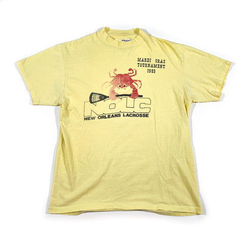 Vintage 1983 New Orleans Lacrosse Mardi Gras T-Shirt