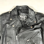 Vintage 80's First Genuine Leather Motorcycle Jacket