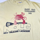 Vintage 1983 New Orleans Lacrosse Mardi Gras T-Shirt