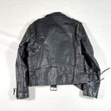 Vintage 80's First Genuine Leather Motorcycle Jacket