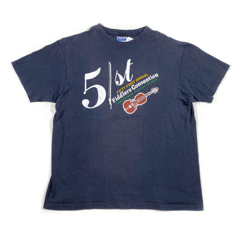 Vintage 1986 Fiddlers Convention Galax VA T-Shirt