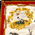 Vintage 90's Designer Style Silk Scarf Bandana