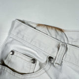 Vintage 90’s Hugo Boss White Denim Logo Shorts