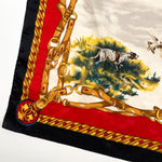 Vintage 90's Designer Style Silk Scarf Bandana