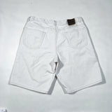 Vintage 90’s Hugo Boss White Denim Logo Shorts