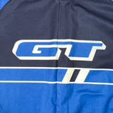 Vintage 90’s GT Bicycles Blue White Short Sleeve Cycling Jersey