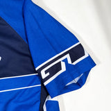 Vintage 90’s GT Bicycles Blue White Short Sleeve Cycling Jersey