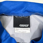 Vintage 90’s GT Bicycles Blue White Short Sleeve Cycling Jersey