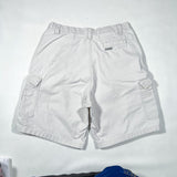 Vintage 90’s No Fear White Cargo Shorts