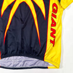 Vintage 90’s Giant Bicycles Yellow Black Red Cycling Jersey