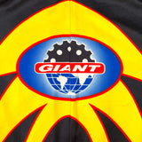 Vintage 90’s Giant Bicycles Yellow Black Red Cycling Jersey