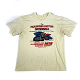Vintage 70's Stock Car Racing Mountain Motor Nationals Budds Creek T-Shirt 1