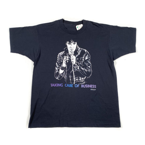 Vintage 1989 Elvis Taking Care of Business T-Shirt