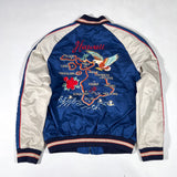 Vintage Y2K Polo Ralph Lauren Hawaii Tiger Souvenir Bomber Jacket