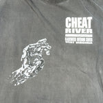 Vintage 90's Know Fear Cheat River WV Whitewater Rafting T-Shirt