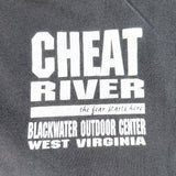 Vintage 90's Know Fear Cheat River WV Whitewater Rafting T-Shirt