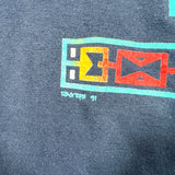 Vintage 1991 Arizona Bull Skull Southwestern T-Shirt