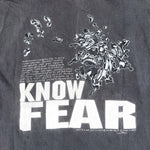 Vintage 90's Know Fear Cheat River WV Whitewater Rafting T-Shirt