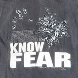 Vintage 90's Know Fear Cheat River WV Whitewater Rafting T-Shirt