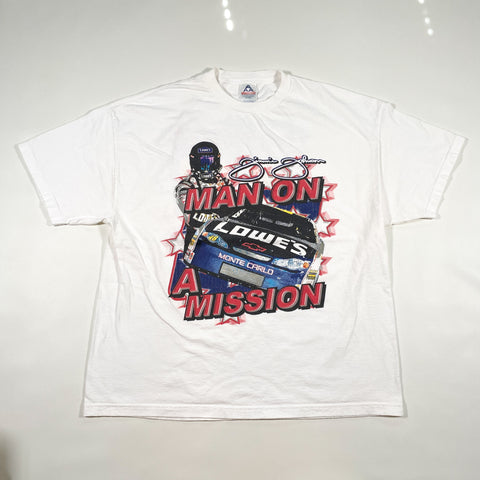 Vintage 2002 Jimmie Johnson Man on a Mission T-Shirt
