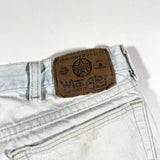 Vintage 90's Wrangler Light Wash Denim Shorts