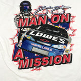 Vintage 2002 Jimmie Johnson Man on a Mission T-Shirt