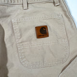 Vintage 2001 Carhartt Tan Canvas Carpenter Shorts