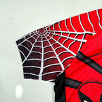 Vintage Y2K Spider-Man Red & Black Cycling Jersey