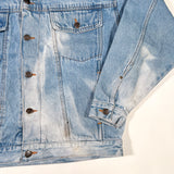 Vintage 90’s Dash Adventure Leather Collar Denim Jacket