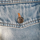 Vintage 90’s Dash Adventure Leather Collar Denim Jacket