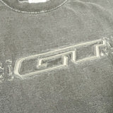Vintage 90’s GT BMX & Mountain Bike Black Embossed Tread Logo T-Shirt
