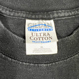 Vintage 90’s GT BMX & Mountain Bike Black Embossed Tread Logo T-Shirt
