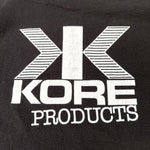 Vintage 90’s KORE Bicycle Components Promo Double-Sided Black T-Shirt